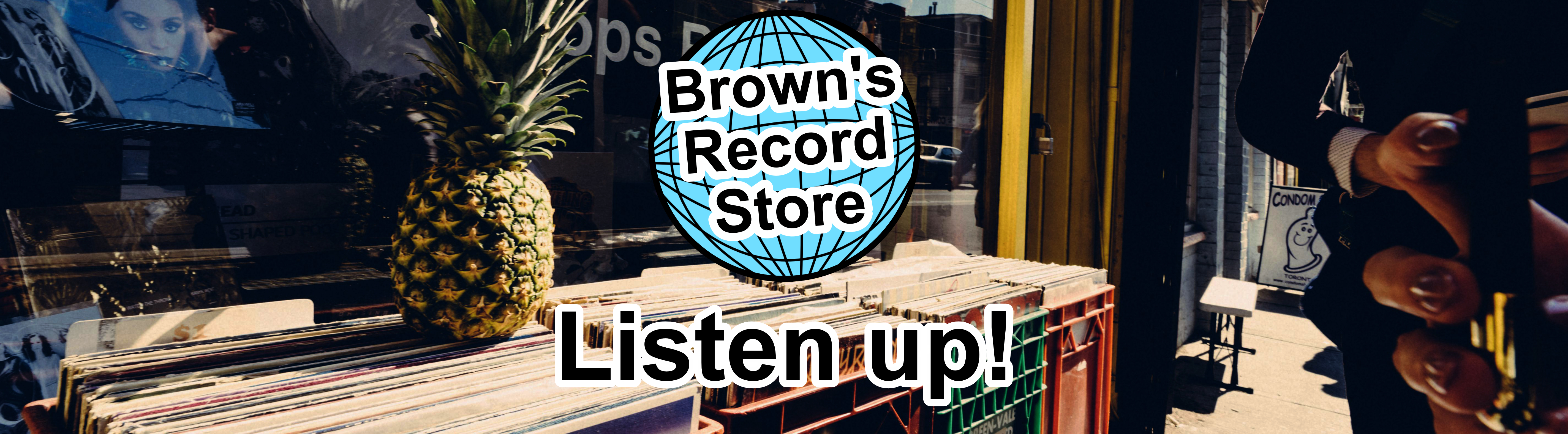 Record store banner