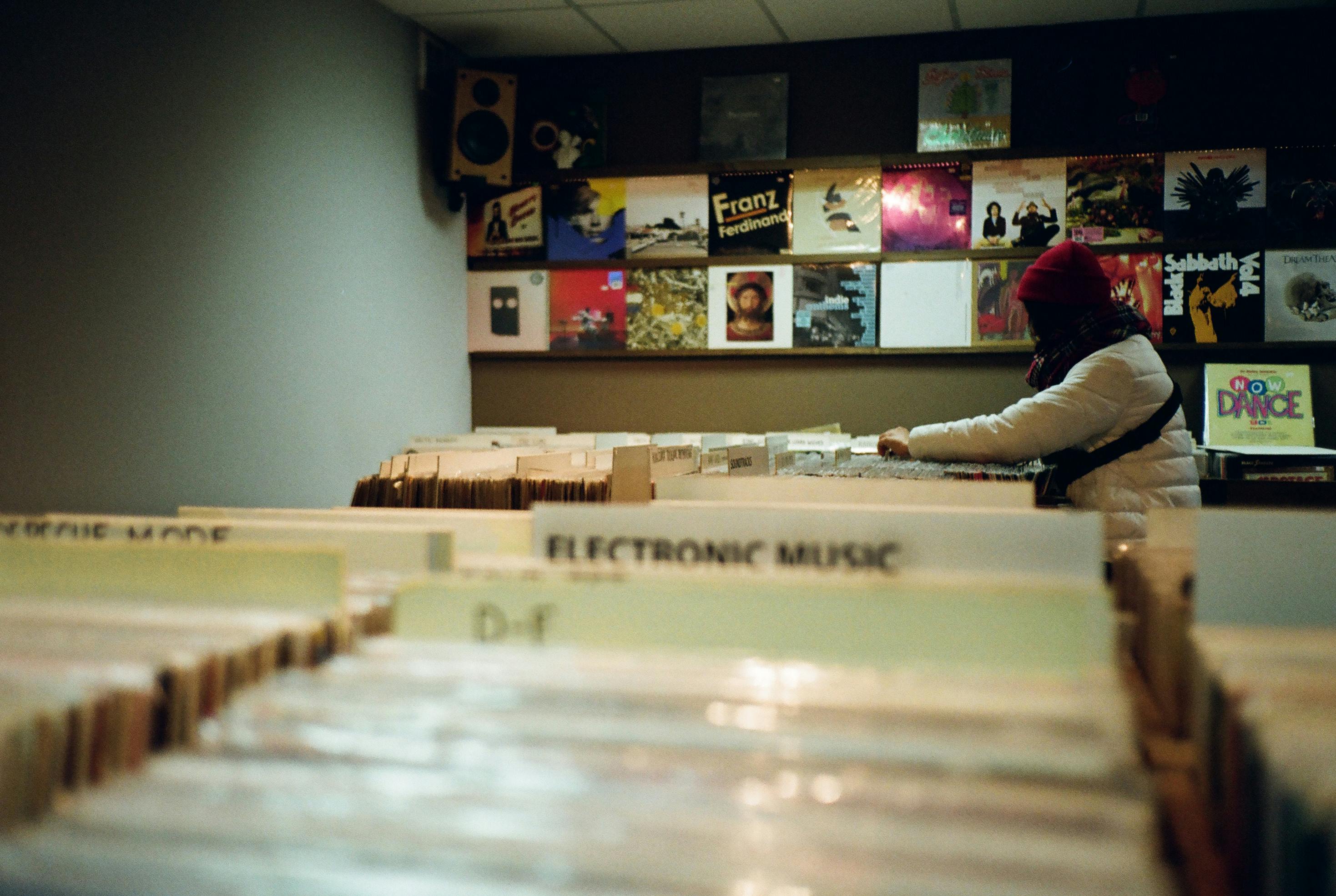 Inside the store