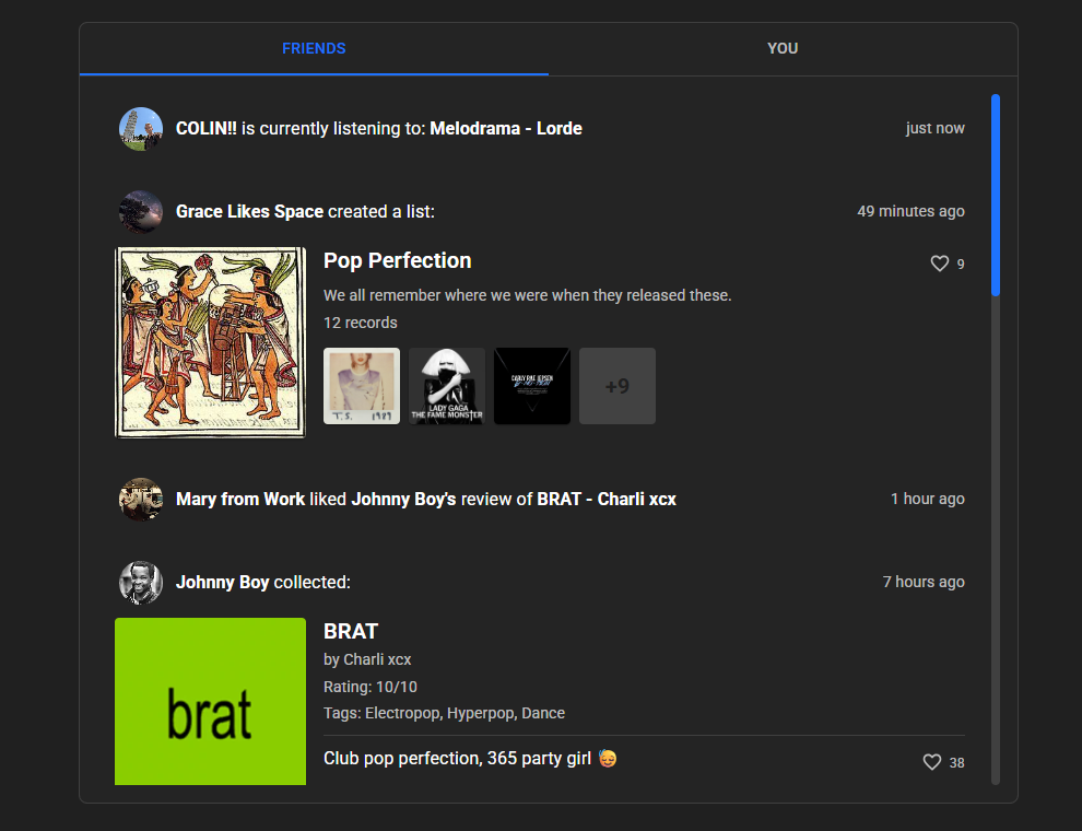 Activity view of MRC2