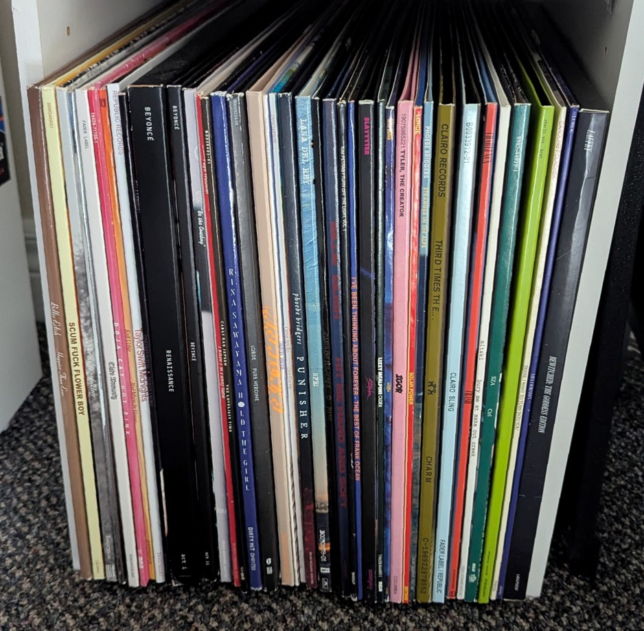 Part of my record collection